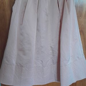 NWT Banana Republic Pleated Taffeta A-Line Balloon Midi Skirt Full Pink Size 2